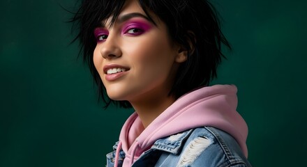 Close-up Portrait of a Majestic Horse with Flowing Mane in Natural Light