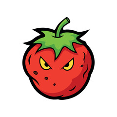 red apple cartoon