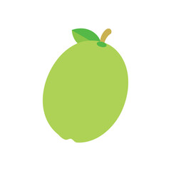 pear on white background