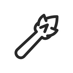 Fruit and vegetable line icons