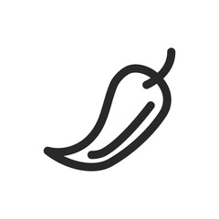 Fruit and vegetable line icons