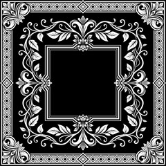 Arabesque Floral Frame