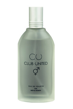 Eau de Toilette Club United for men and woman with transparent background PNG cut out