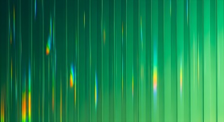Green vertical lines with prism effects create a modern, abstract background for product photography, branding, or motion graphics video backdrop.