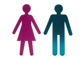 Isolated gender restroom public sign icons symbols graphic toilet silhouette figures simple