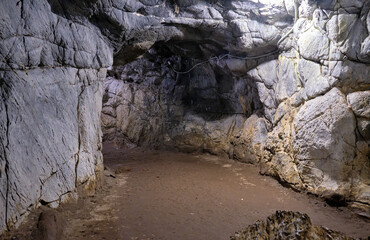 Tavdinsky caves in Altai mountains.