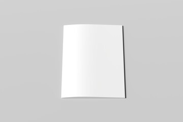 Realistic Blank Catalog Brochure Mockup