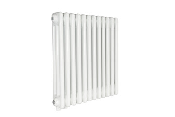 heating radiator isolated on white