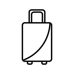  suitcase for goods, using vector