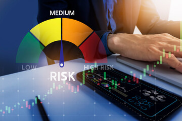 The concept of risk measurement results is at a medium level. It measures the level of business...