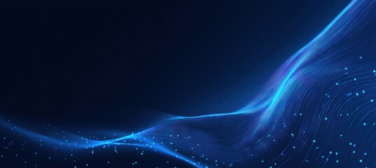 abstract blue background with waves