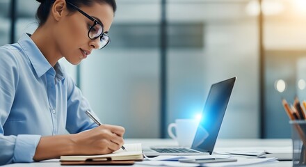 Diverse Group of Young Professionals Collaborating in a Modern Office Meeting Room