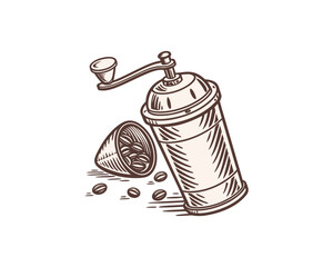 hand drawn coffee chalk vector Free SVG Download