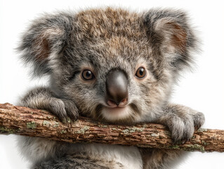 Obraz premium koala on white background