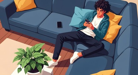 Happy Young Woman Enjoying Delicious Ice Cream Cone Outdoors in Summer