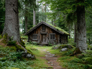 old wooden house