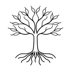 Obraz premium tree with roots
