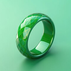 diamond ring on transparent background