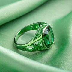 diamond ring on transparent background