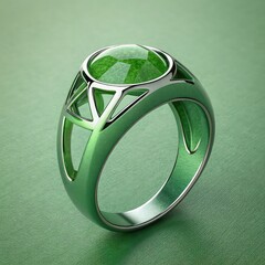 diamond ring on transparent background