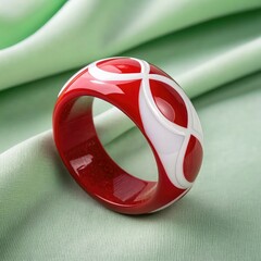 diamond ring on transparent background