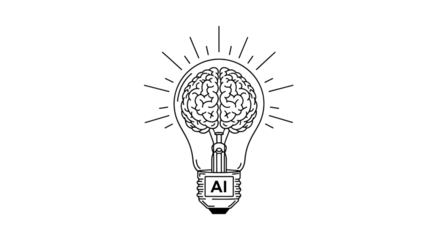 vector illustration of a bulb