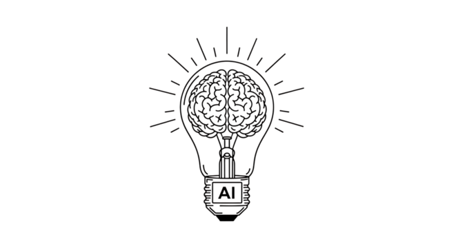 vector illustration of a bulb