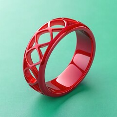 diamond ring on transparent background