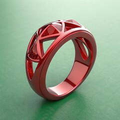 diamond ring on transparent background
