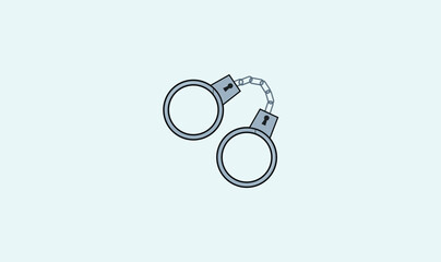Handcuffs vector