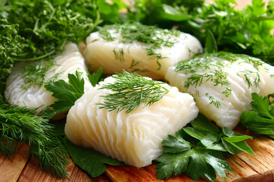Fresh Haddock Fillets with Aromatic Herbs