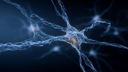 Neuron network illustration