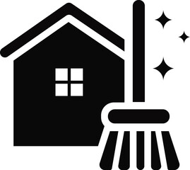 House Cleaning Icon Vector Illustration