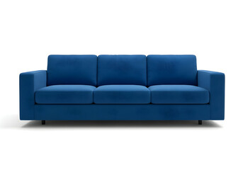 Fototapeta premium modern sofa isolated on white background