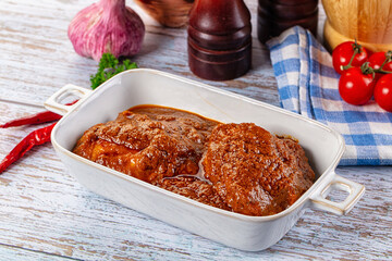 Indian chicken thights tikka massala