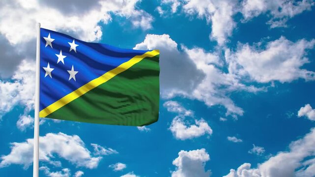 Solomon Islands flag 
