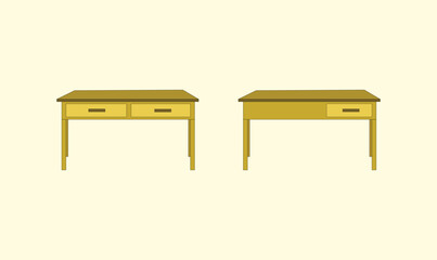 Tables editable vector design