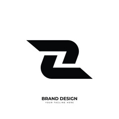 Letter Z abstract creative unique logo