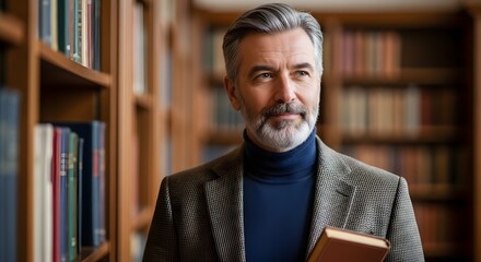Thoughtful Middle-Aged Woman Working on Laptop in Modern Office, Focused Expression