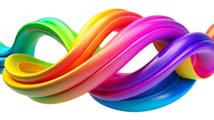 colorful elastic bands