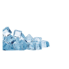 Obraz premium icicles hanging down, isolated on a white background. icicle border. 