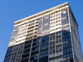 One of Glasgow's high-rise buildings was already abandoned, ready for demolition before it was blown up. Buildings at 305 and 341 Caledonia Road in the Gorbals were demolished for new housing estates.