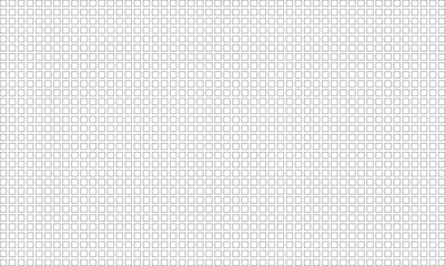 Square grid lines background isolated on white