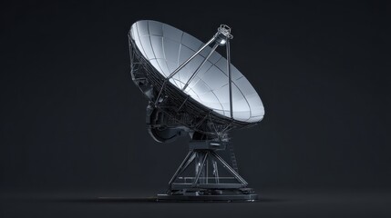 High-resolution Satellite Dish Designed for Smart Weather Prediction with Advanced Technology and Gigapixel Output for Accurate Data Collection and Analysis