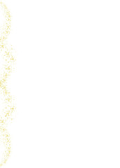 Abstract Gold Glitter Texture PNG on Transparent Background
