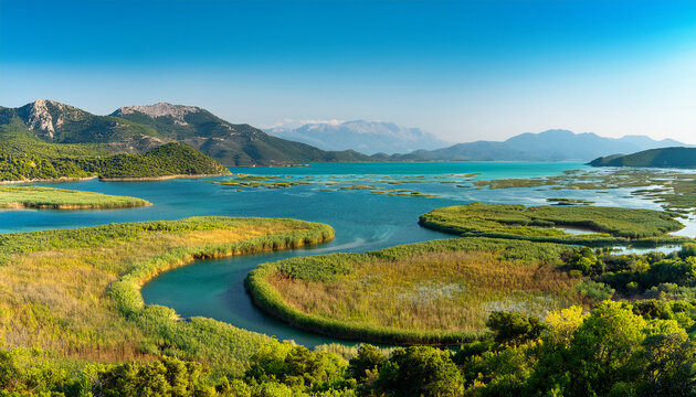 Ramsar Wetlands In Butrint Albania