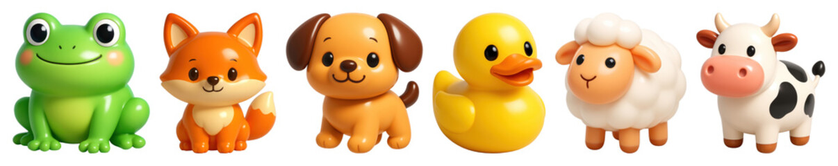 Cute animal toys collection