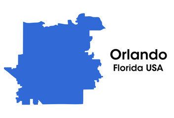 orlando florida usa map