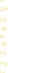 Abstract Gold Glitter Texture PNG on Transparent Background