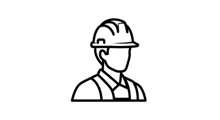 Construction worker icon